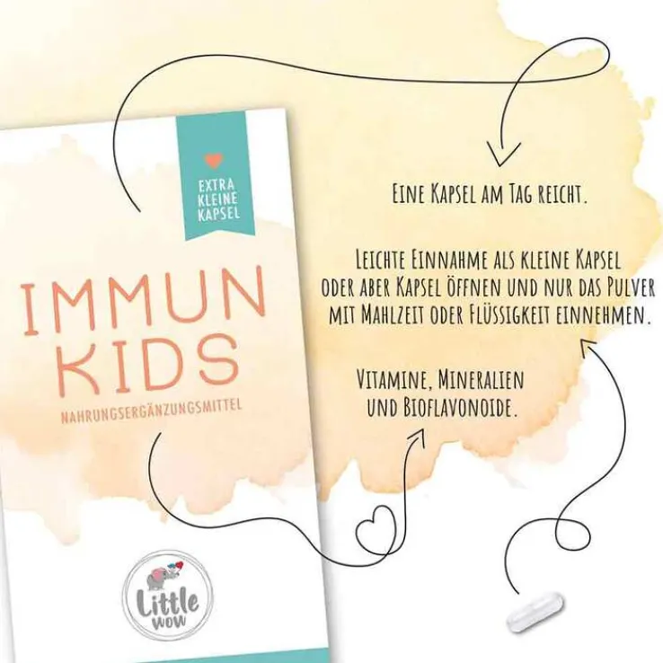Little Wow Immun Kids Immunsystem Kind.vegan Kapseln , 90 St