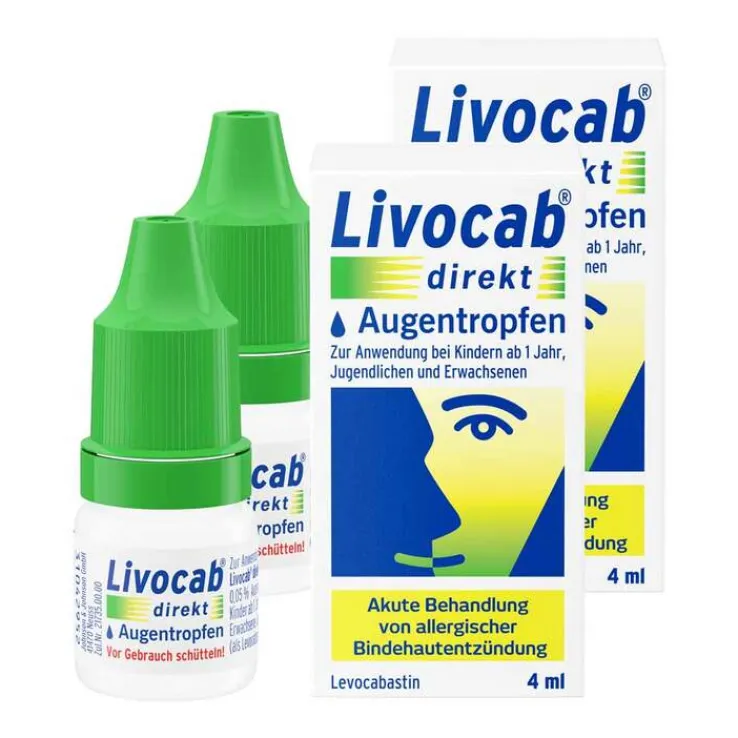 Livocab direkt Augentropfen bei Allergie, 2x4 ml