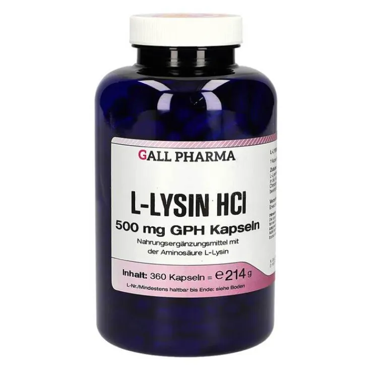 L-Lysin 500 mg GPH Kapseln, 360 St