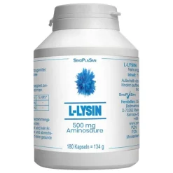 L-Lysin 500 mg Mono Kapseln, 180 St