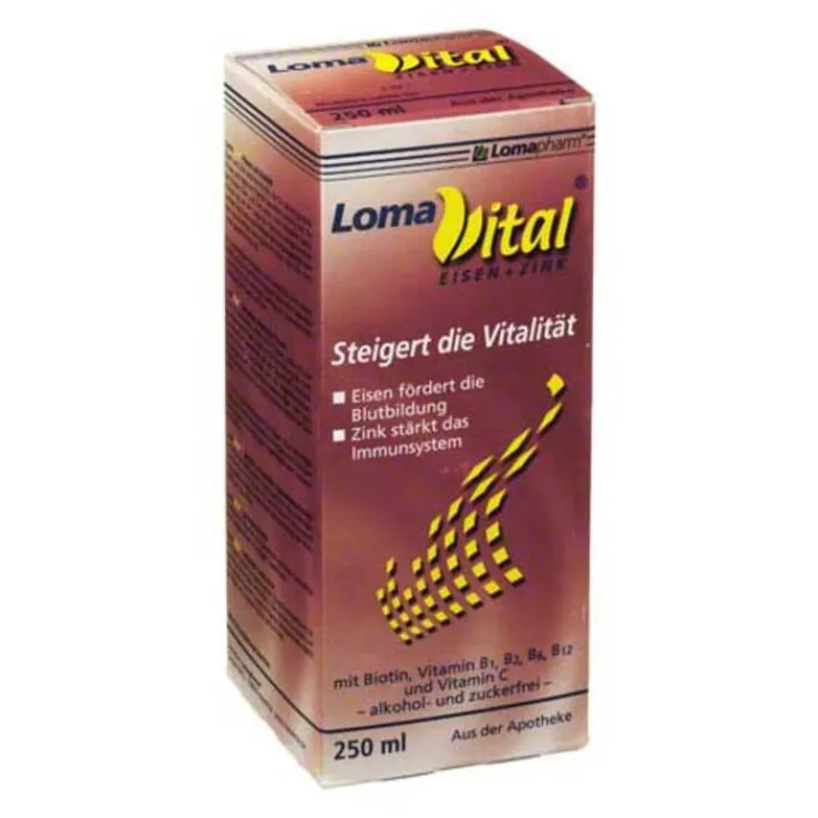 Lomavital Eisen + Zink flüssig, 250 ml