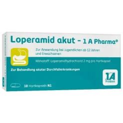 Loperamid akut – 1 A Pharma® Hartkapseln, 10 St