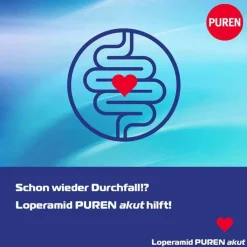 Loperamid PUREN akut 2 mg Schmelztabletten, 6 St