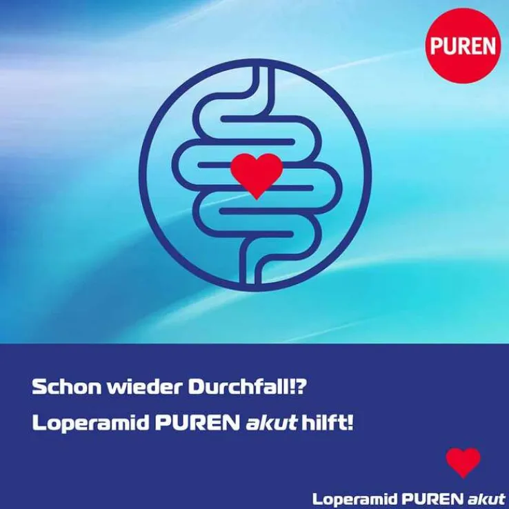 Loperamid PUREN akut 2 mg Schmelztabletten, 6 St