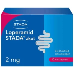 Loperamid STADA® akut 2 mg Hartkapseln, 10 St