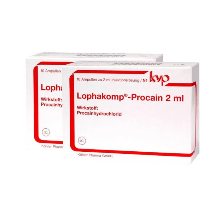 Lophakomp Procain 2 ml Injektionslösung, 20X2 ml