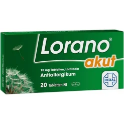 Lorano akut 10 mg Tabletten, 20 St