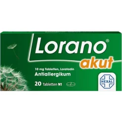 Lorano akut 10 mg Tabletten, 20 St