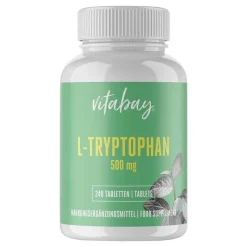 L-Tryptophan 500 mg Aminosäure vegan Tabletten, 240 St
