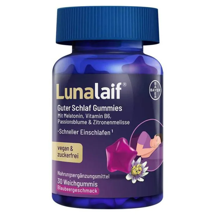Lunalaif Guter Schlaf Gummies, 30 St