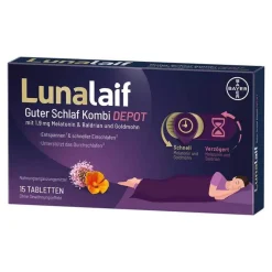 Lunalaif Guter Schlaf Kombi Depot Tabletten, 15 St