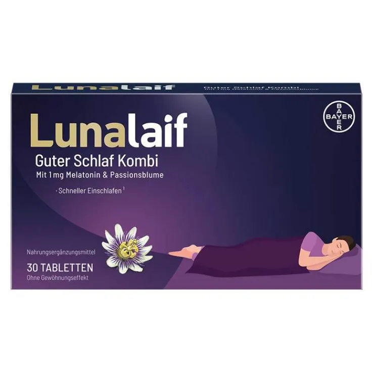 Lunalaif Guter Schlaf Kombi Tabletten, 30 St
