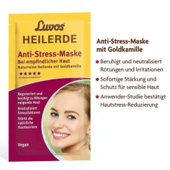 Luvos Heilerde Anti-Stress-Maske mit Goldkamille, 2X7.5 ml
