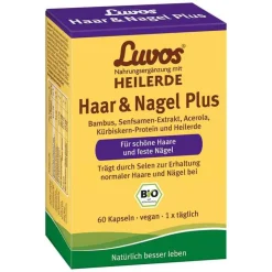 Luvos Heilerde Bio Haar & Nagel Plus Kapseln, 60 St