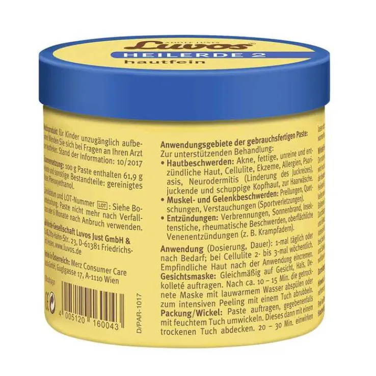 Luvos Heilerde 2 hautfein Paste, 720 g