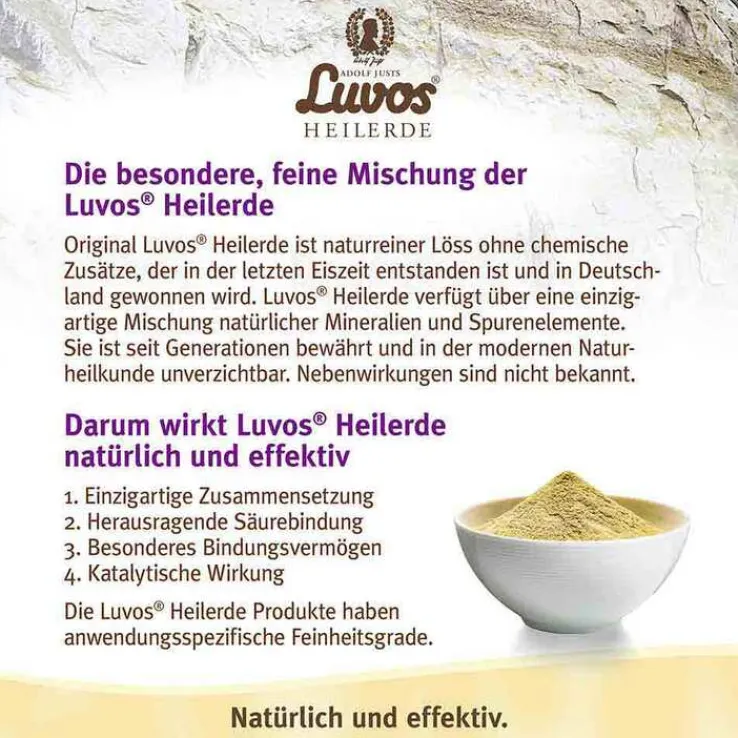 Luvos® Heilerde mikrofein Granulat Beutel, 50 St