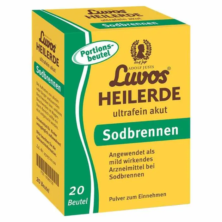 Luvos Heilerde ultrafein akut Sodbrennen Pulver Beutel , 20X6.5 g