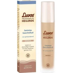 Luvos Naturkosmetik getöntes Gesichtsfluid bronze, 50 ml