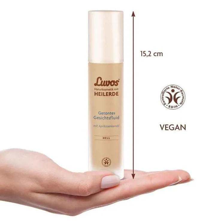 Luvos Naturkosmetik getöntes Gesichtsfluid hell, 50 ml