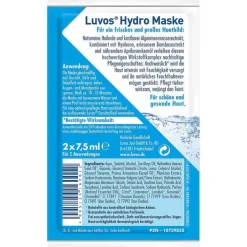 Luvos Naturkosmetik Heilerde Hydro Maske, 2X7.5 ml
