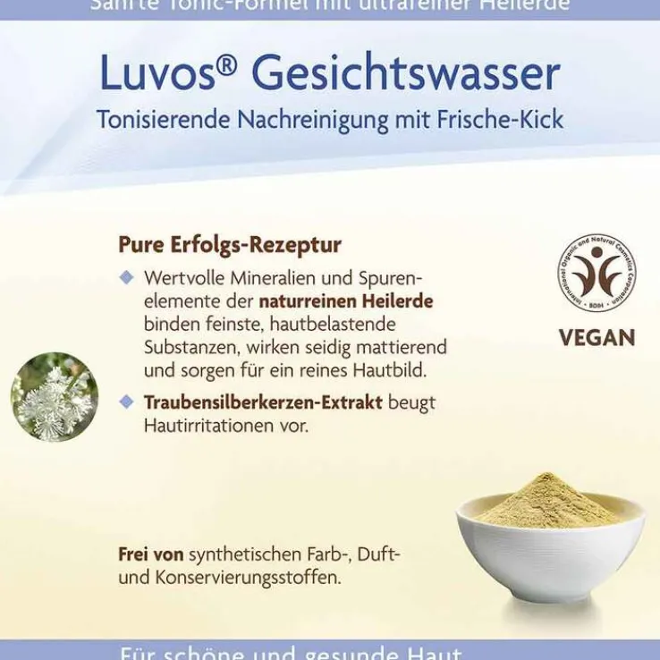 Luvos Naturkosmetik mit Heilerde Gesichtswasser, 150 ml