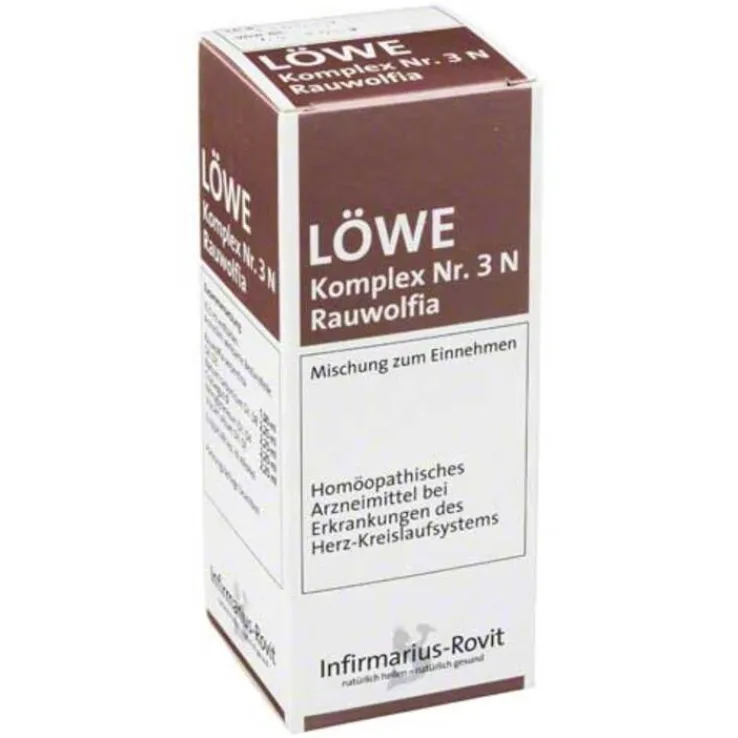 Löwe Komplex Nr. 3 N Rauwolfia Tropfen, 100 ml