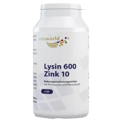 Lysin 600 mg plus Zink 10 mg Kapseln, 120 St