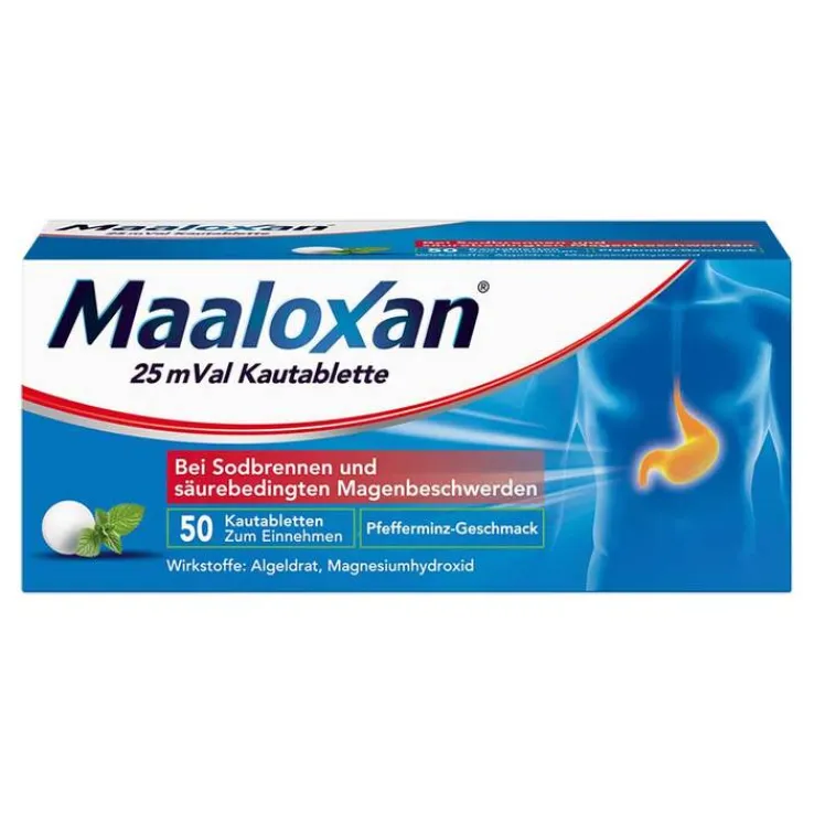 Maaloxan 25 mVal Kautabletten, 50 St