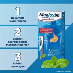 Maaloxan 25 mVal Suspension, 50X10 ml