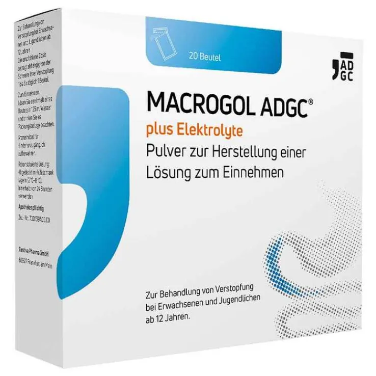 Macrogol ADGC® plus Elektrolyte Pulver zur H.e.L.zum Einnehmen , 10 St