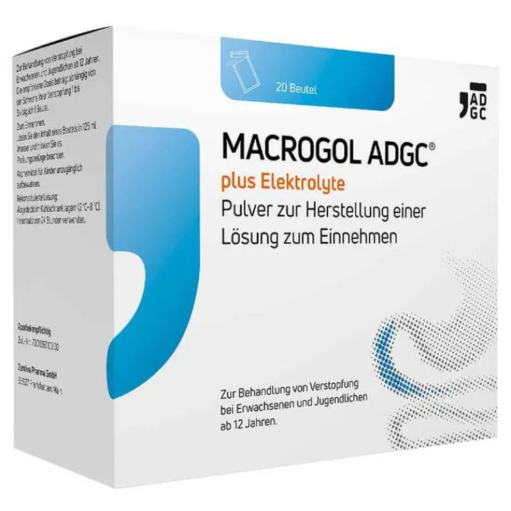 Macrogol ADGC® plus Elektrolyte Pulver zur H.e.L.zum Einnehmen , 20 St
