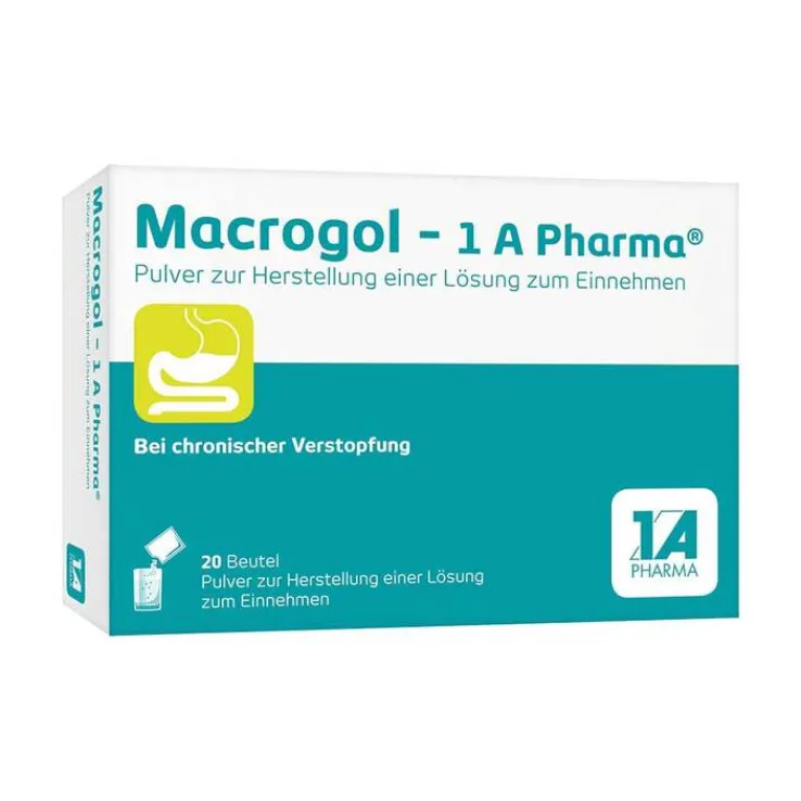 Macrogol-1A Pharma Pulver zur Herstellung einer Lösung zum Einnehmen, 20 St