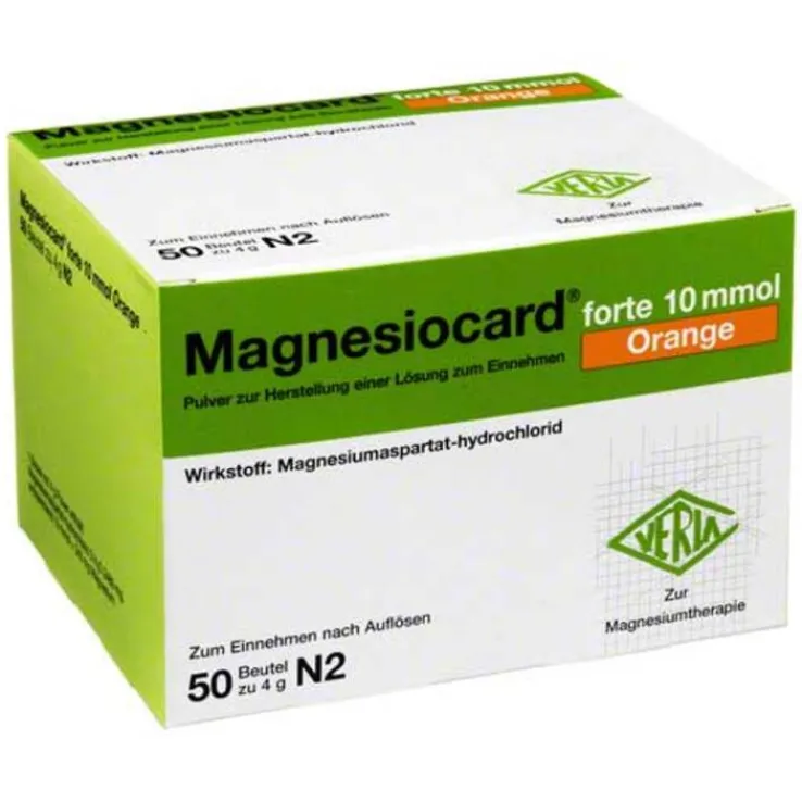 Magnesiocard forte 10 mmol Orange Pulver, 50 St
