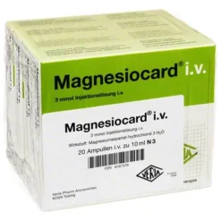 Magnesiocard i.v. Injektionslösung, 20X10 ml