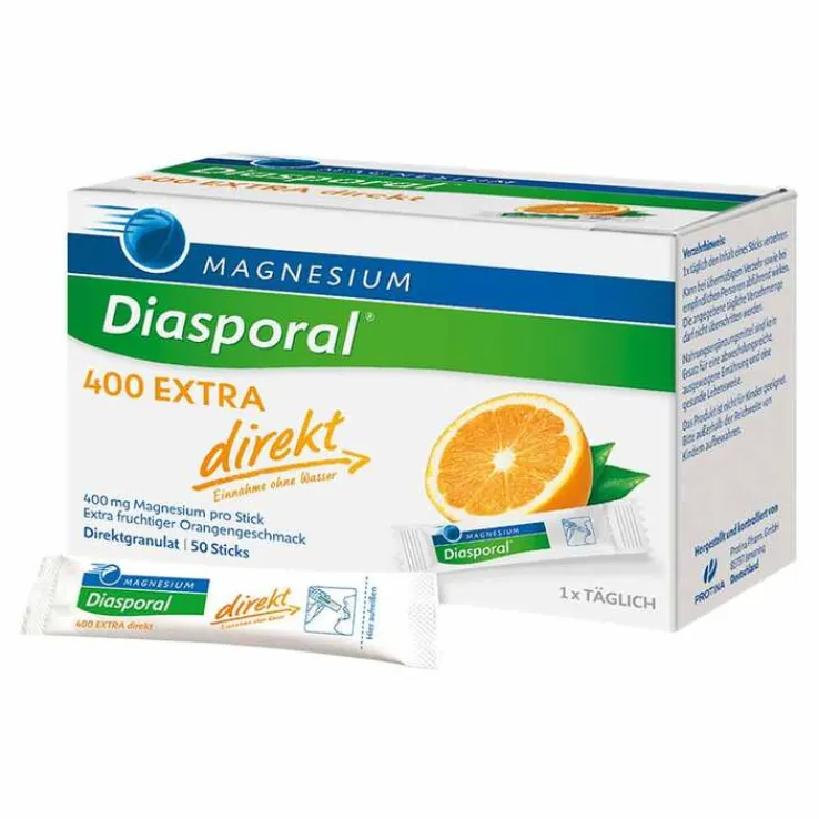 Magnesium Diasporal 400 Extra direkt Granulat, 50 St