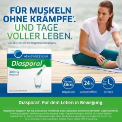 Magnesium Diasporal 300 mg Trinkgranulat, 50 St
