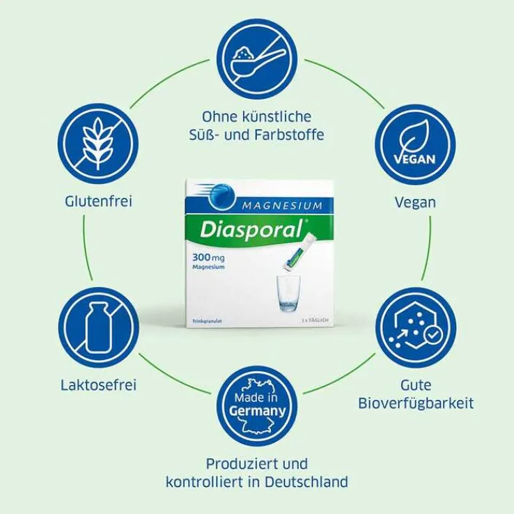 Magnesium Diasporal 300 mg Trinkgranulat, 100 St