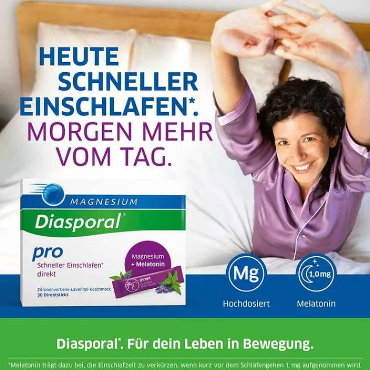Magnesium Diasporal pro Schneller Einschlafen direkt, 30 St
