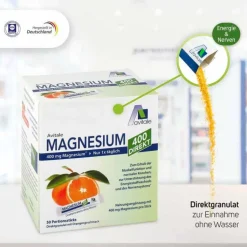 Magnesium 400 direkt Orange Portionssticks, 100X2.1 g
