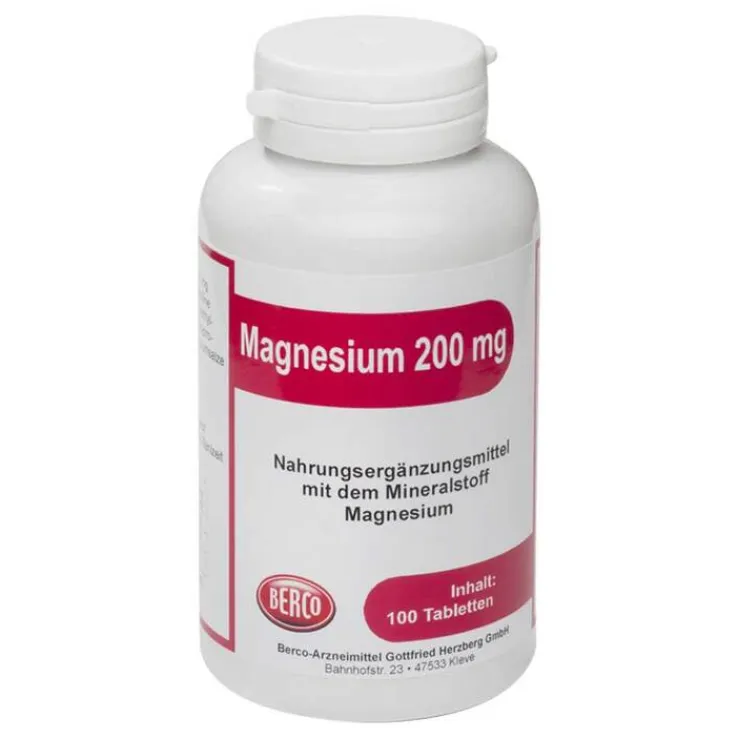 Magnesium 200 mg Berco Tabletten, 100 St