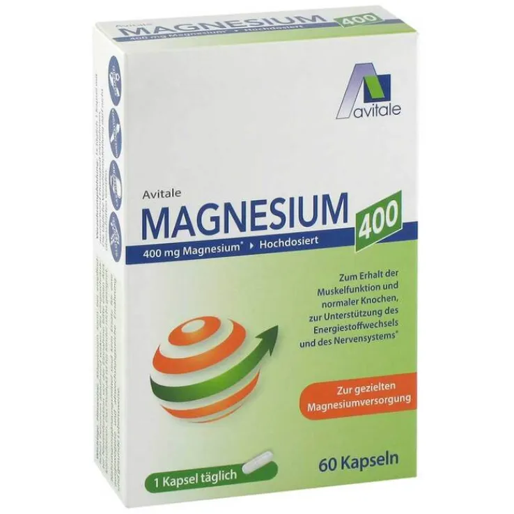Magnesium 400 mg Kapseln, 60 St