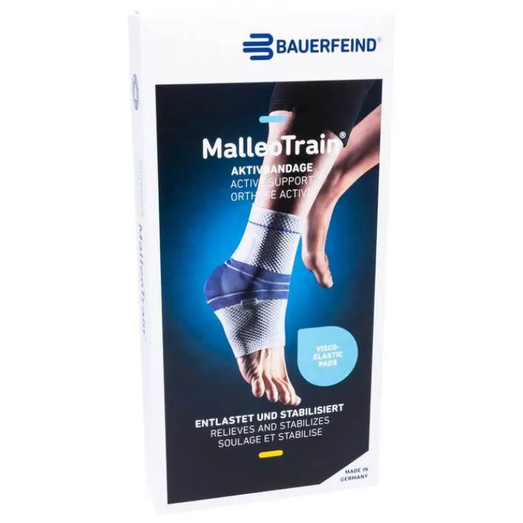 Malleotrain Sprunggelenkbandage Größe 3 rechts schwarz , 1 St