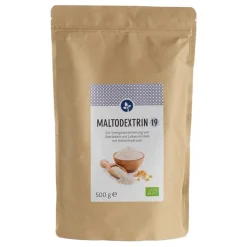 Maltodextrin 19 Bio Pulver, 500 g