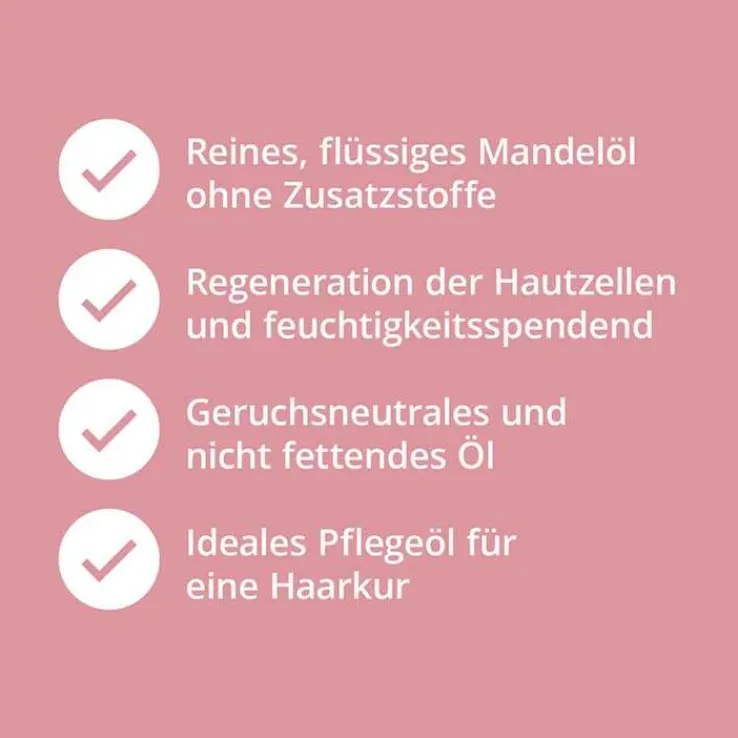 Mandelöl Haut & Haare naturrein, 200 ml