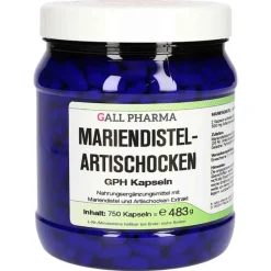 Mariendistel Artischocken GPH Kapseln, 750 St