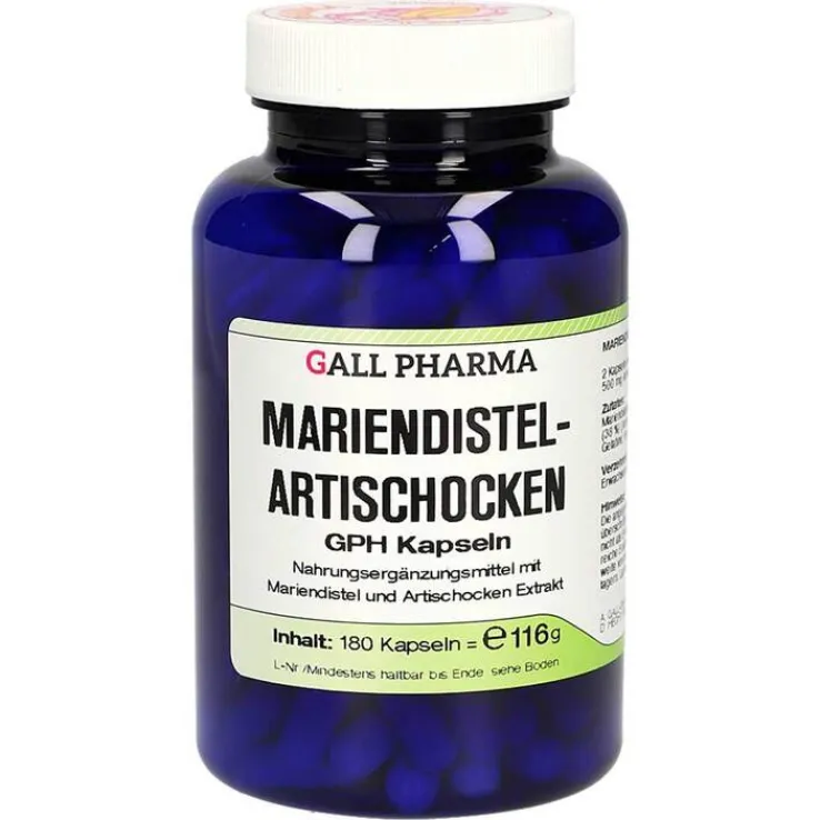 Mariendistel Artischocken GPH Kapseln, 180 St