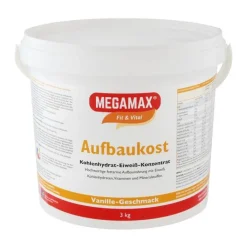 Megamax Aufbaukost Vanille Pulver, 3 kg