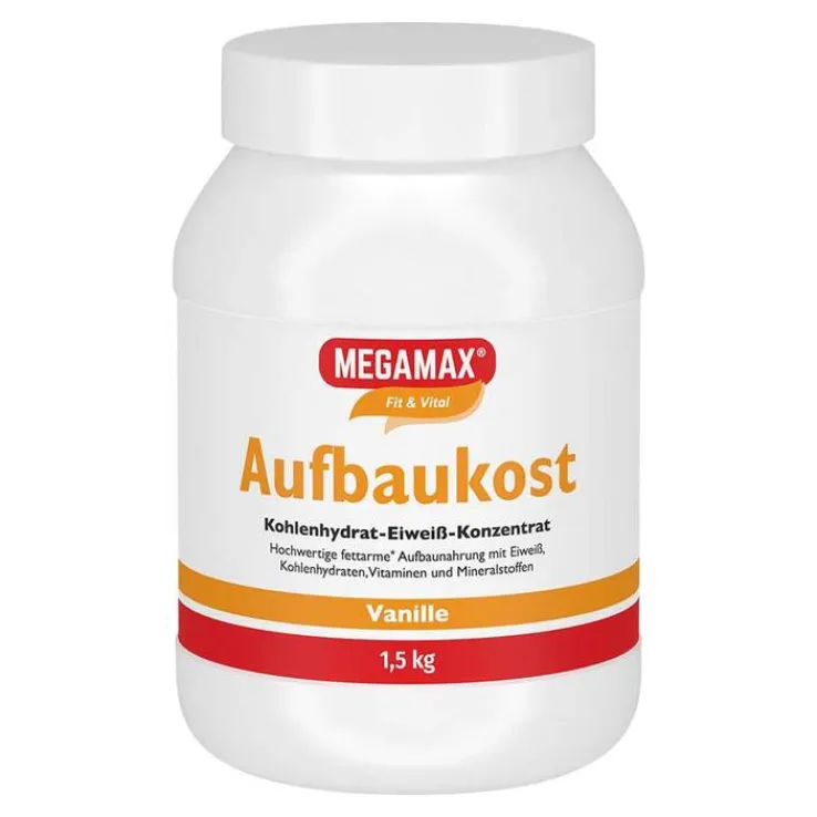 Megamax Aufbaukost Vanille Pulver, 1.5 kg