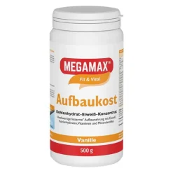 Megamax Aufbaukost Vanille Pulver, 500 g