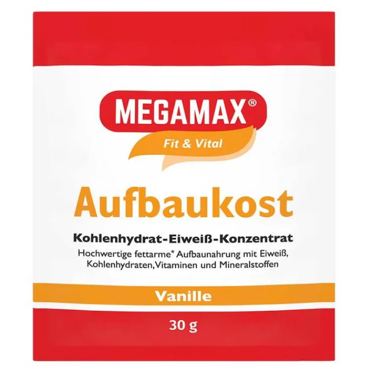 Megamax Aufbaukost Vanille Pulver, 30 g